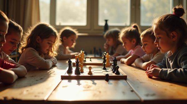 apprendre les échecs aux enfants